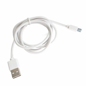 USB マイクロUSB 充電 ケーブル 1m 白色 microUSB 急速充電 データ転送対応