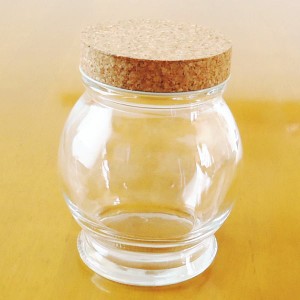 ガラス瓶　ＭＣ１０　スクリューキャップ付（コルク）　　容器　蓋付き　びん　キッチン