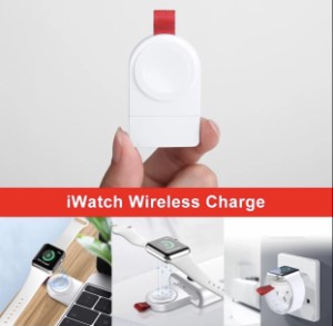 iWatch ワイヤレス充電器 高速 磁気 充電 ポータブル充電 ワイヤレス 腕時計 置くだけ充電 送料無料