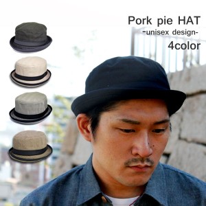 ハット　HAT　ポークパイハット　メンズ　レディース　帽子　大きいサイズ　CAP　オールシーズン