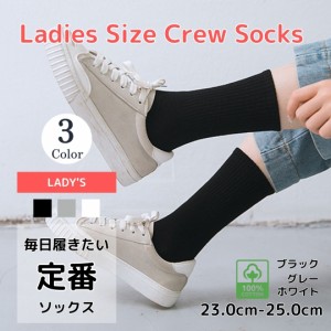 靴下 ソックス レディースソックス 23.0-25.0 コットン 定番ソックス SOCKS 通勤 通学 オフィス フォーマルソックス カジュアルソックス