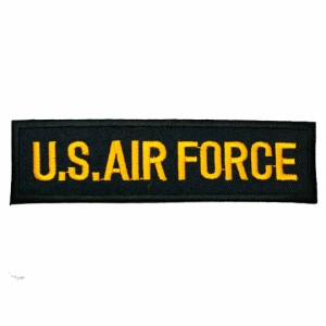 ワッペン アイロン U.S.AIR FORCE ミリタリー アーミー ARMY 空軍 アップリケ わっぺん アイロンで簡単貼り付け