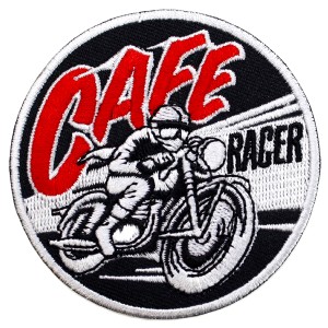 ワッペン バイク カフェレーサー CAFE RACER ROCKERS ロッカーズ アイロン アップリケ わっぺん アイロンで簡単貼り付け