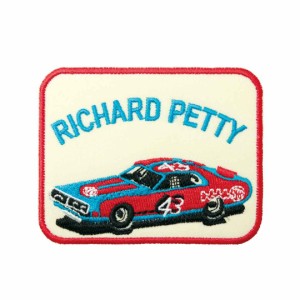 ワッペン アイロン RICHARD PETTY 車 エンブレム CAR 乗り物 アップリケ わっぺん wappen アイロンで簡単貼り付け