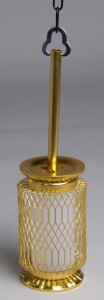 雅型灯篭金色（電装品別売り）（1対入） 上置仏壇用電気灯篭