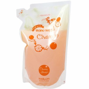 送料無料  サニープレイス ナノサプリ シャンプー オレンジ 800ml レフィル 詰替用 SUNNYPLACE