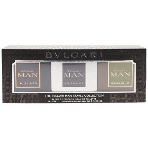 送料無料  ブルガリ マン トラベルコレクション 15ml×3 ミニチュア コフレ セット 香水 BVLGARI 【営業日13時まで当日発送】