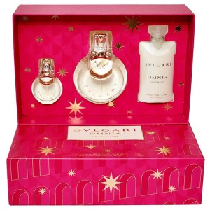 送料無料  ブルガリ オムニア クリスタリン 3P コフレセット EDT100ml＋EDT15ml＋BL75ml 【1228】 BVLGARI