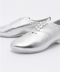 【再入荷/シルバー】CROWN JAZZシューズ/ダンスシューズ【22cm-25.5cm】