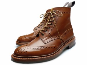 トリッカーズ ウイングチップブーツ メンズ TRICKERS M2508 MALTON MARRON ANTIQUE モルトン マロンアンティーク カントリーブーツ 茶色 