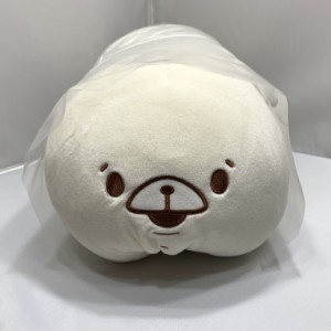 【入荷済】単品　笑顔　ともだちはくま もちもち俵型クッション　ぬいぐるみ