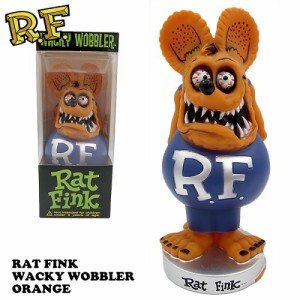 ラットフィンク ボビングヘッド　ORANGE【 RAT FINK 】【 FUNKO 】 オレンジ アメリカン 雑貨 ファンコ 送料無料