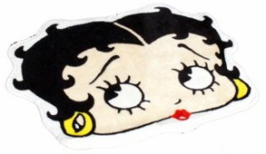 ベティ アメリカン フロアマット  American Floor Mat Betty Boop FACE 玄関 リビング キッチン トイレ ガレージ インテリア アメリカ 雑