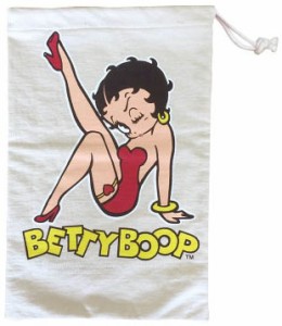 BETTY BOOP スウェットバッグ ベティちゃん バッグ アメカジ アメキャラ 巾着 雑貨 送料無料