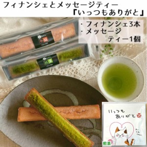 母の日 お礼 プチギフト お菓子 ばらまき フィナンシェ+メッセージティー いつもありがと 山形 茶蔵 スイーツ 送料無料