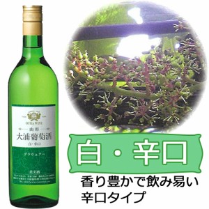 白ワイン 大浦葡萄酒 レギュラーワイン 大浦葡萄酒 白辛口 750ml 南陽市 GI YAMAGATA GI山形 山形ワイン 日本ワイン 国産ワイン 山形県産