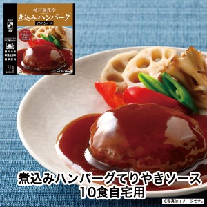 レトルト食品 詰め合わせ ハンバーグ てりやきソース 10食 レトルト おかず 惣菜 食品 まとめ買い セット 神戸開花亭 母の日 父の日 お中