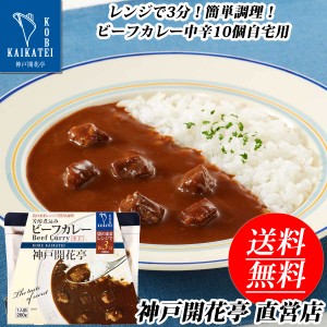 レトルト食品 詰め合わ ビーフ カレー 中辛 レトルトカレー 10食 レトルト おかず 惣菜 食品 まとめ買い セット 神戸開花亭 母の日 父の