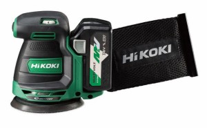 HiKOKI(ハイコーキ）18V コードレス ランダムサンダー パッド径125mm  SV1813DA(XP) 蓄電池・充電器付