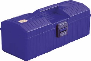 【工具箱が激安特価】ＴＲＵＳＣＯ　トラスコ中山　樹脂山型工具箱　ブルー YP-350（B） [YP350B] [133-7459] 【樹脂製工具箱】