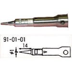 コテライザー　オートミニ用コテ先先端１ｍｍ標準コテ先 910101 [305-9031] 【ハンダ用品】[91-01-01]