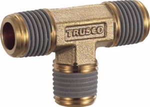 ＴＲＵＳＣＯ　ねじ込み継手チ−ズＲ１／８×Ｒ１／８×Ｒ１／８ TN01T [257-6732] 【継手】[TN-01T]