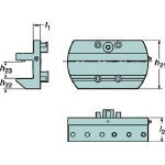 【送料無料！TRUSCO工具が安い(トラスコ中山)】サンドビック　コロターンＳＬ　角シャンク用アダプタ 5702002525M [604-7971] 【ホルダー