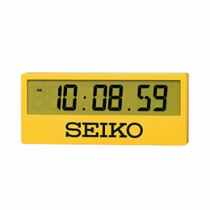 セイコー【SEIKO】デジタル セイコースポーツタイマー掛時計 黄 SQ816Y★【カウントダウンカレンダー】