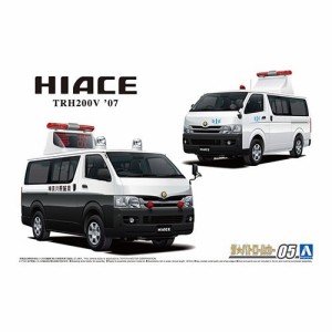 アオシマ【プラモデル】1／24 トヨタ TRH200V ハイエース 交通事故処理車／エリア検問車 ’07 H-4905083063316