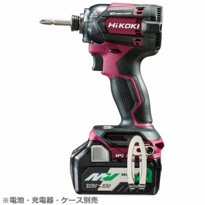 HiKOKI【ハイコーキ】18V充電式 インパクトドライバー（本体のみ） フレアレッド WH18DC-NNR★【電池・充電器・ケース別売】