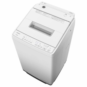 日立【HITACHI】洗濯7kg 全自動洗濯機 ビートウォッシュ ホワイト BW-G70J-W【[衣類長もち]ナイアガラ ビート洗浄】