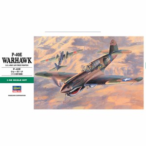 ハセガワ【プラモデル】1／48 P-40E ウォーホーク JT86 アメリカ陸軍 戦闘機 H-4967834191860