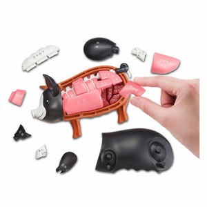 メガハウス【豚の部位がわかるパズル】一頭買い！！ 黒豚パズル H-4975430512439