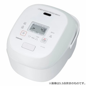 東芝【TOSHIBA】1升 真空IHジャー炊飯器 炎匠炊き グランホワイト RC-18VRV-W【銅かまど丸釜】