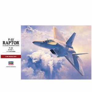 ハセガワ【プラモデル】1／48 アメリカ空軍 制空戦闘機 F-22 ラプター H-4967834072459【PT45】