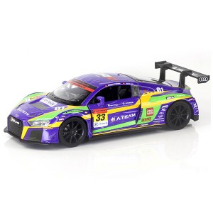 童友社【RMZ Hobby】1/32 エヴァンゲリオン レーシング Audi R8 LMS EVA RT 初号機 ダイキャストカー H-4975406502297【塗装済み完成品】