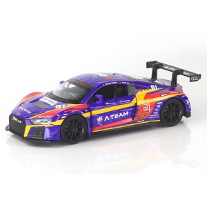 童友社【RMZ Hobby】1/32 エヴァンゲリオン レーシング Audi R8 LMS EVA RT 初号機覚醒 ダイキャストカー H-4975406502327【塗装済み完成