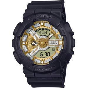 カシオ【国内正規品】CASIO G-SHOCK アナログデジタル腕時計 GA-110CD-1A9JF【文字板：シルバー×ゴールド】