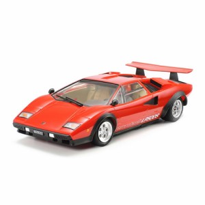 タミヤ【スケール特別企画】1／24 ランボルギーニ カウンタック LP500S (クリヤーコートレッドボディ) H-4950344254194【25419】