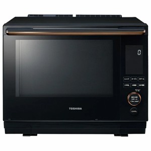 東芝【TOSHIBA】30L 過熱水蒸気オーブンレンジ 石窯ドーム ハイグレードモデル グランブラック 2段調理対応 ER-D5000A-K【スチームオーブ