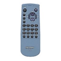 シャープ【リモコン】液晶テレビ用　リモコン　010-638-0050★【0106380050】