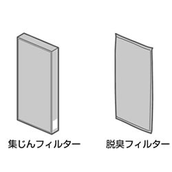 パナソニック【Panasonic】空気清浄機用フィルター（集じん＋脱臭フィルター）セット　F-ZXHS35★