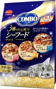 日本ペットフード【ペット用品】 コンボキャットシーフードアソート６００ｇ P-4902112044704