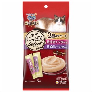 ユニ・チャーム【ペット用品】 三ツ星おやつ２種とろ〜りまぐろかつお４８ｇ P-4520699635674【ユニチャーム】