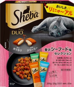 マースジャパンリミテッド【ペット用品】シーバ デュオ 贅沢シーフード味セレクション 200g P-4902397864066【SD23】