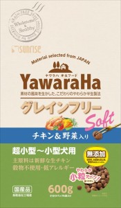 マルカン サンライズ事業部【ペット用品】ヤワラハＧＦ　ソフト　チキン＆野菜６００ｇ P-4973321941375【SYH-001】