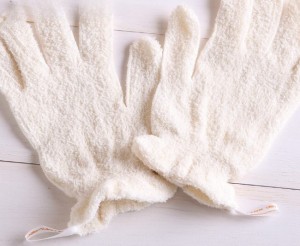 【メール便可】NATURALIST ナチュラリスト　NATURAL BODY MITTENS ナチュラルボディミトン　浴用手袋　綿（8-85-96）