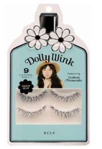 【メール便可】コージー本舗　KOJI(コージー)　Dolly Wink ドーリーウインク アイラッシュ No.9 NATURAL DOLLY ナチュラルドーリー　2ペ