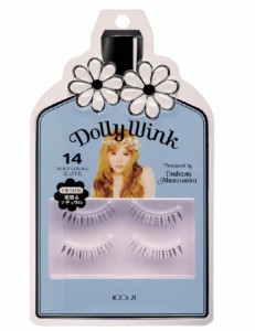 【メール便可】コージー本舗　KOJI(コージー)　Dolly Wink ドーリーウインク アイラッシュ No.14 NATURAL CUTE ナチュラルキュート　2ペ