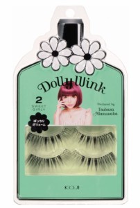 【メール便可】コージー本舗　KOJI(コージー)　Dolly Wink ドーリーウインク アイラッシュ No.2 SWEET GIRLY スイートガーリー　2ペア入